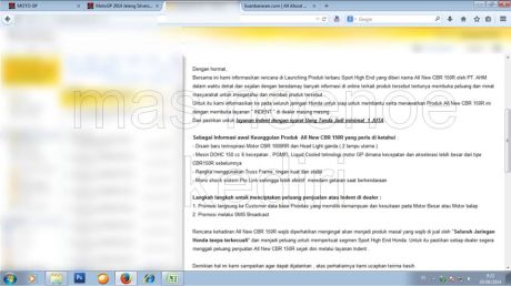 launching CBR150R lokal Indonesia