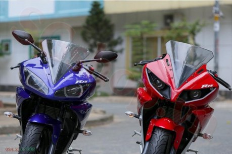 Modifikasi yamaha R15 pakai Projie ala Yamaha R1 pertamax7.com 12