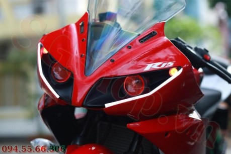 Modifikasi yamaha R15 pakai Projie ala Yamaha R1 pertamax7.com 16