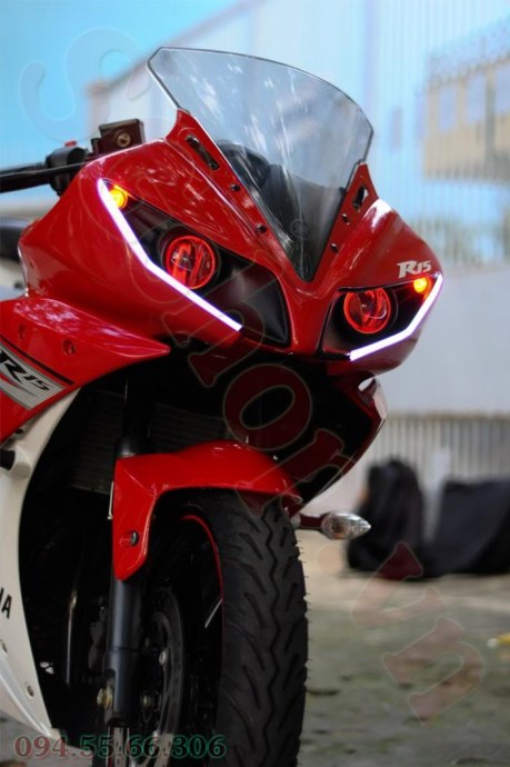 Modifikasi yamaha R15 pakai Projie ala Yamaha R1 pertamax7.com 5