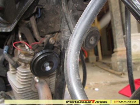 Pasang Klakson Denso Disk di Honda megapro pertamax7.com 0