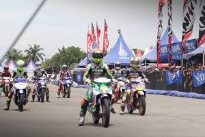 Seri 4 Yamaha Cup Race di sirkuit ex Bandara Polonia&nbsp;Medan