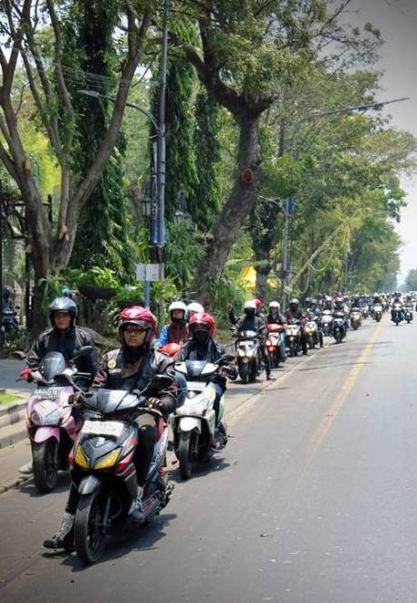 900 Bikers Honda Vario Ramaikan Solo dengan Kampanye Safety Riding 0