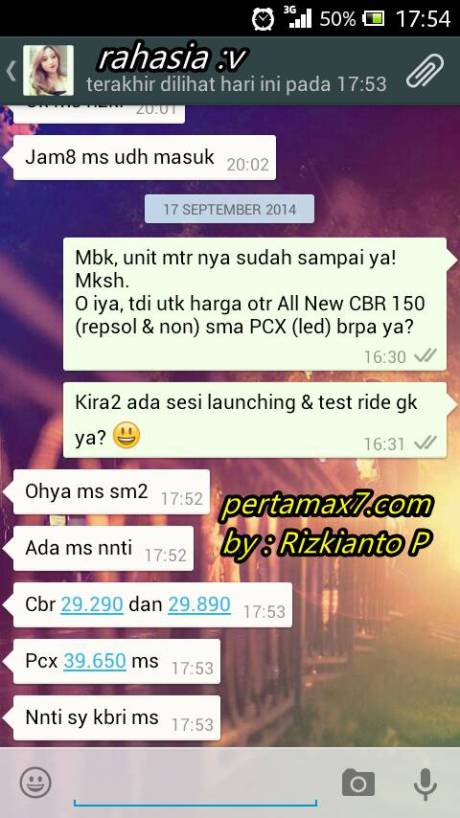 Harga CBR150R lokal dan PCX 150 led 2015 OTR JOgja