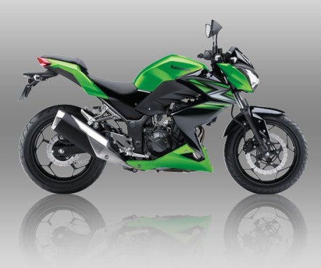 kawasaki Z250 warna hijau Indonesia