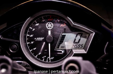 km speedometer new vixion buat Uji Oli Yamalube Super Sport Full Syntethic
