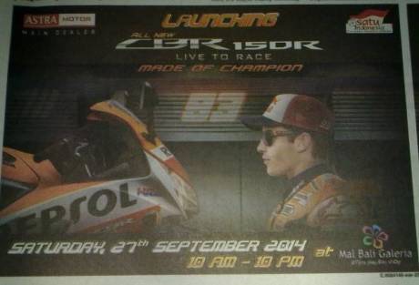 launching Honda CBR150R di Pulau bali