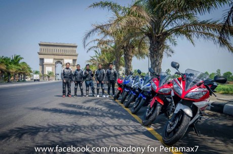 Mini Touring Yamaha R Series Owner Club Tulungagung Ke Simpang Lima Gumul Kediri 1