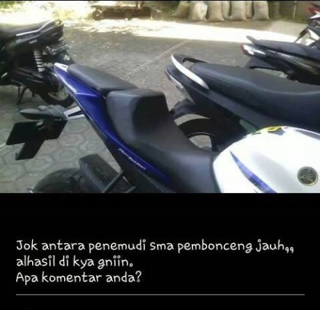 modip jok yamaha R15 supaya nyaman buat boncengan