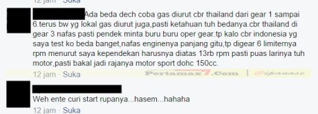 testimoni honda CBR150R lokal 2