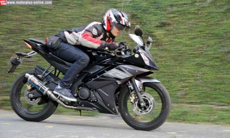 upgrade power yamaha R15 lewat 4 part aftermarket