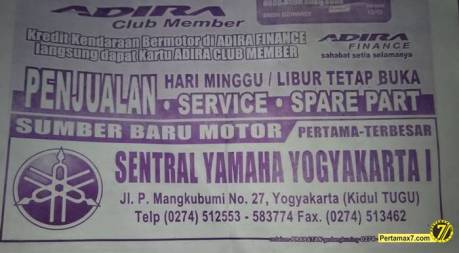 dealer sentral yamaha yogyakarta 1