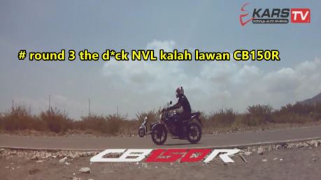 ganti rider yamaha new vixion menang vs hnda CB150R round 3