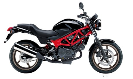 Honda VTR 250 2014 black