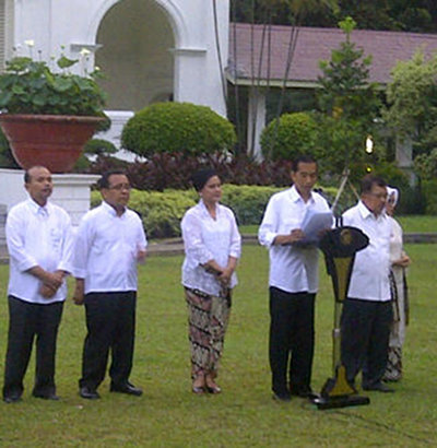 jokowi kabinet kerja 2014