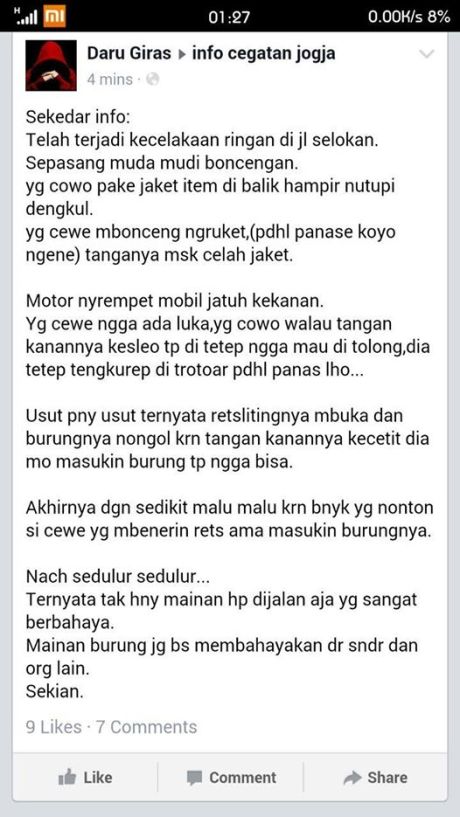 kecelakaan karena mainan burung