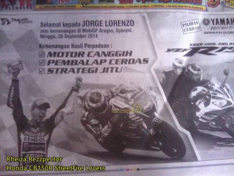 kemenangan pertama jorge lorenzo motogp 2014