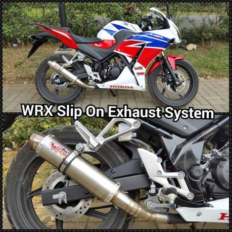 knalpot racing WRX slip on buat all New Honda CBR150R lokal