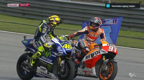 marquez won motogp sepang 2014 with valentino rossi