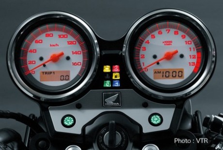 meter console Honda VTR 250 2014 analog gauge