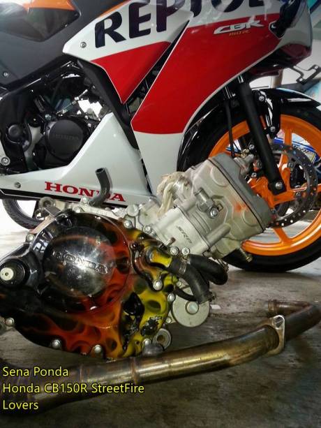 Modifikasi Honda CBR150R lokal Senaponda 10