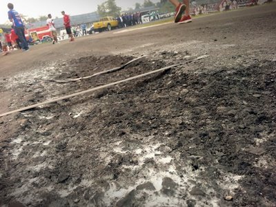 pebalap ogah tanding indoprix di Sirkuit Skyland rusak ditambal aspal 2