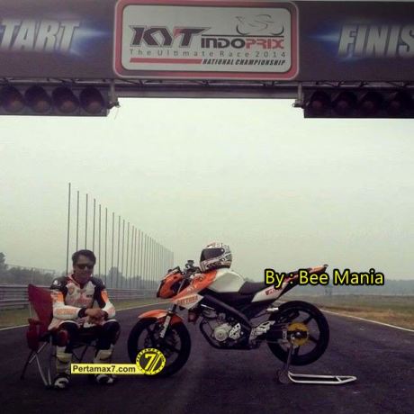 persiapan yamaha new Vixion Hendra rusbule jelang IRS SPORT seri 4 Skyland pertamax7.com 1