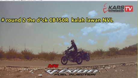 round 2 honda CB150R kalah lawan yamaha New Vixion