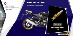 shock ohlins for yamaha&nbsp;R15