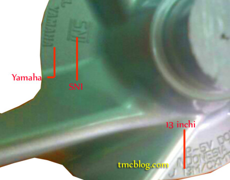 velg yamaha 2DP 13 inchi