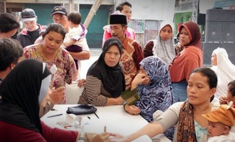 Warga di Bakti untuk Negeri 40 Tahun Yamaha Indonesia (2)