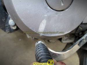 Atasi Tuas Perseneling honda Megapro Oblak dengan kabel kopling vespa&nbsp;7