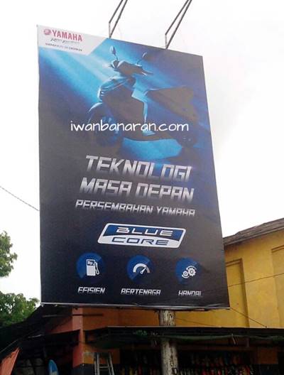 banner yamaha mio 125 blue core engine di tulungagung