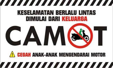 cegah anak naik motor