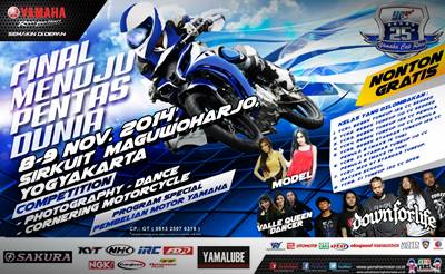 Final Yamaha Cup Race di area Stadion Maguwoharjo Yogyakarta