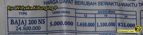 harga kawasaki bajaj pulsar di jawa timur