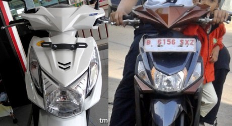 Honda Beat VS Yamaha Mio 125 blue core