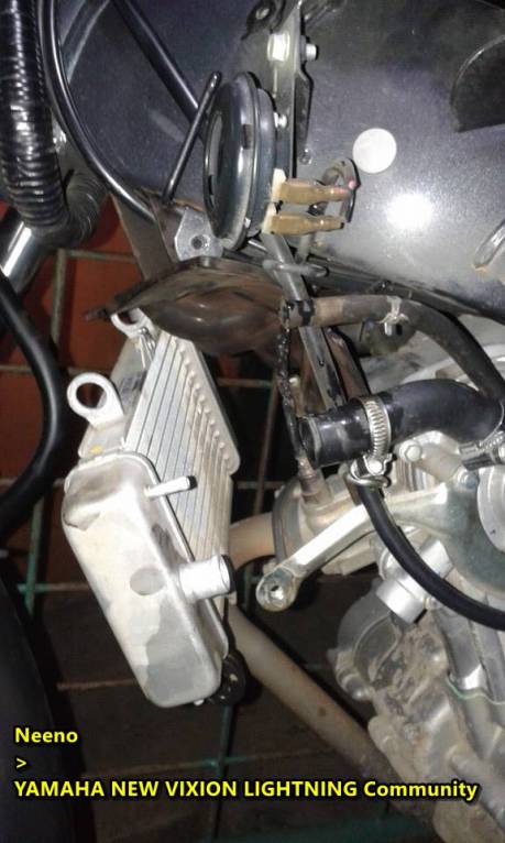 kipas radiator yamaha new vixion meleleh 1