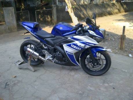 Kondom tangki Yamaha R25 ala R125 buatan chips bikin gagah 3