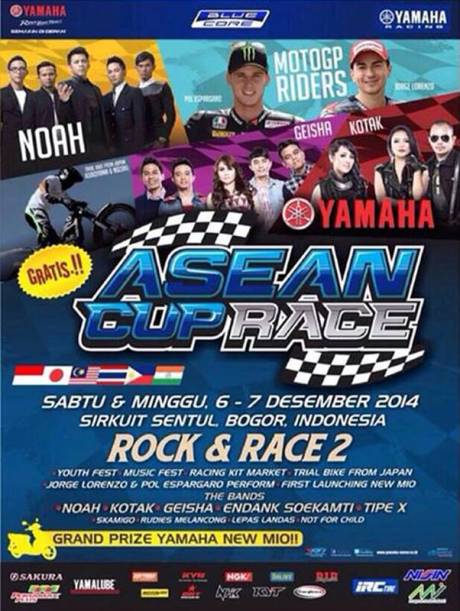 Lorenzo Launching Yamaha Mio 125 di Sentul