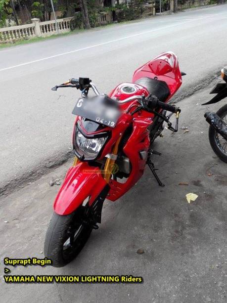 modifikasi kawasaki ninja 250 pakai headlamp yamaha new vixion