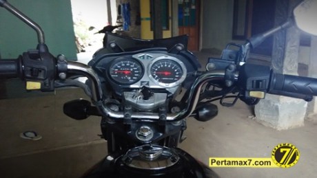 Pasang Stang tiger di Honda Megapro pertamax7 2