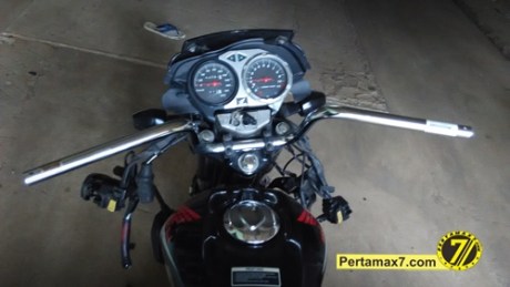 Pasang Stang tiger di Honda Megapro pertamax7 9