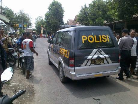 Pencuri barang mobiil babak belur tertangkap tangan di Pasang Kasongan Bantul 1