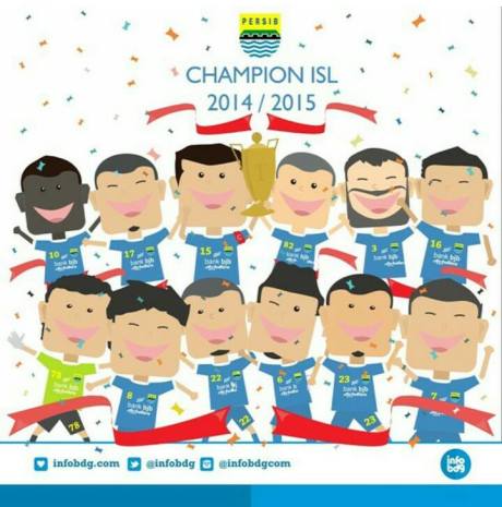 Persib bandung Juara ISL 2014