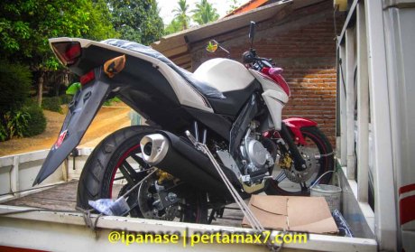 Pertamax7.com pakai Yamaha New Vixion Lightning_