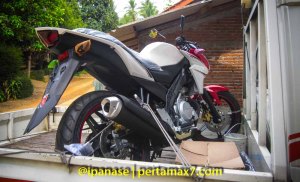 Pertamax7.com pakai Yamaha New Vixion&nbsp;Lightning_