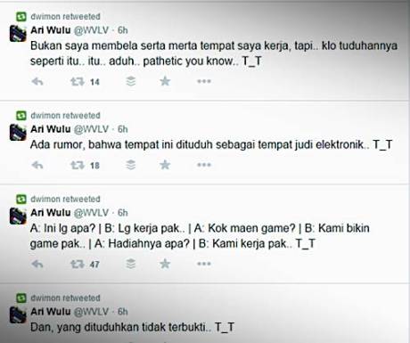 Polisi salah Grebek kantor gameloft dikira judi online 4