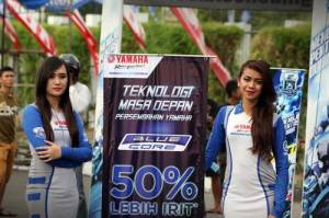 Sosialisasi Blue Core Inovasi Terbaru Yamaha di event Final Yamaha Cup Race&nbsp;2014