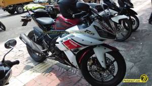 Yamaha Vixion Berjubah R15 pakai buntut R25&nbsp;5